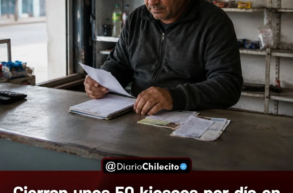 Cierran unos 50 kioscos por día en todo el pais, y el sector compara la caída de las ventas con la crisis de 2001.