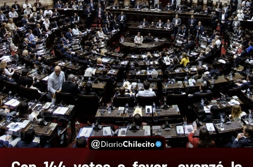 Con 144 votos a favor, avanzó la
reforma que prohíbe adelantos del
Banco Central al Gobierno, para
financiar déficit.