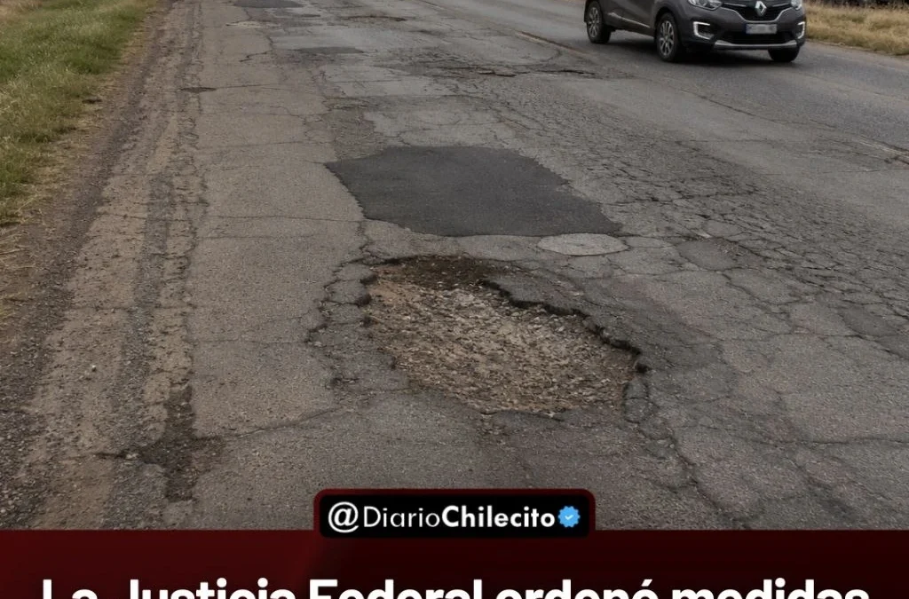 La Justicia Federal ordenó medidas urgentes sobre las rutas nacionales 7, 8 y 33, y responsabilizó a Nación por el deterioro.