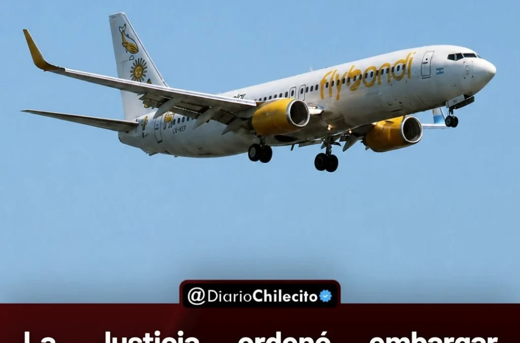 La Justicia ordenó embargar cuentas de la empresa de transporte aéreo Flybondi por una deuda fiscal de $1.444 millones.