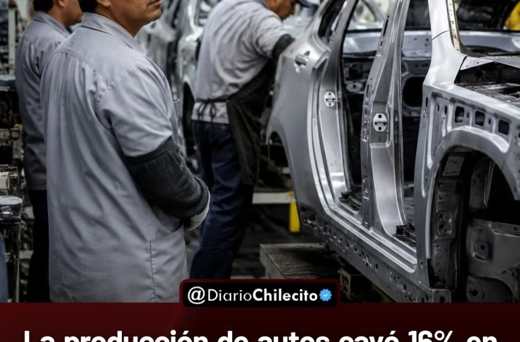 La producción de autos cayó 16% en julio y las ventas internas se desplomaron 49%. las exportaciones son el principal sostén de la industria.
