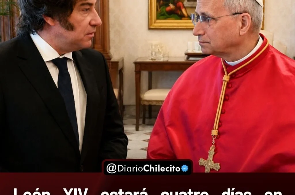 León XIV estará cuatro días en Argentina, del 8 al 1 de noviembre, y el Gobierno nacional evalúa otorgar un feriado o asueto.