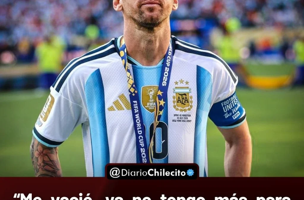 «Me vacié, ya no tengo más para dar»: A los 39 años, Lionel Messi se despidió de la camiseta de la Selección argentina.