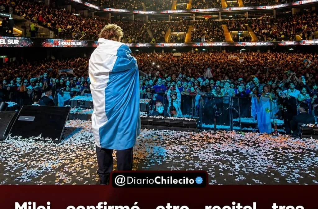 Milei confirmó otro recital tras
celebrar el 0,8% de inflación
mayorista: ‘tendré que buscar
tiempo para ensayar».