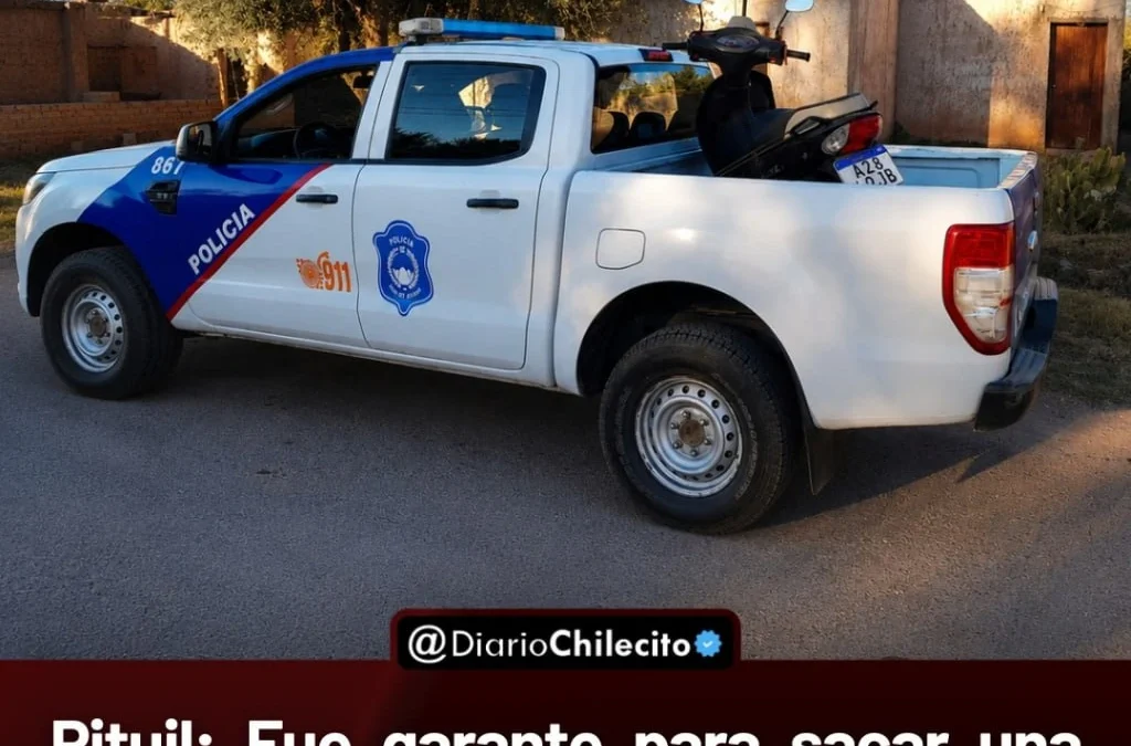 Pituil: Fue garante para sacar una
moto y terminó pagando él: la
Justicia ordenó allanar una vivienda
y secuestraron el vehículo.