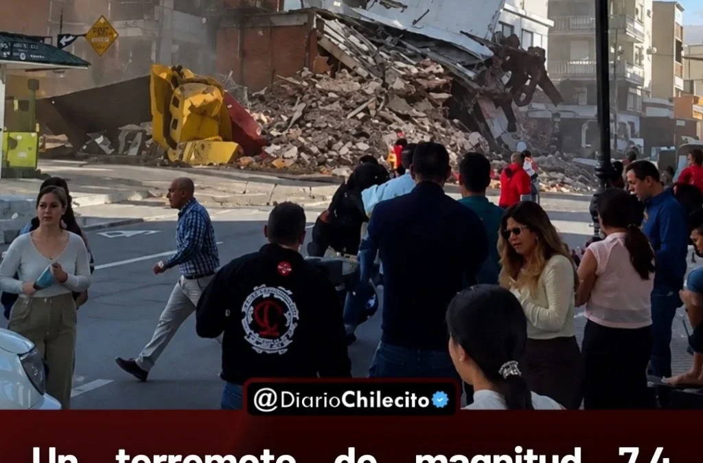 Un terremoto de magnitud 7,4 sacudió Colombia y dejó edificios dañados y heridos en varias ciudades.