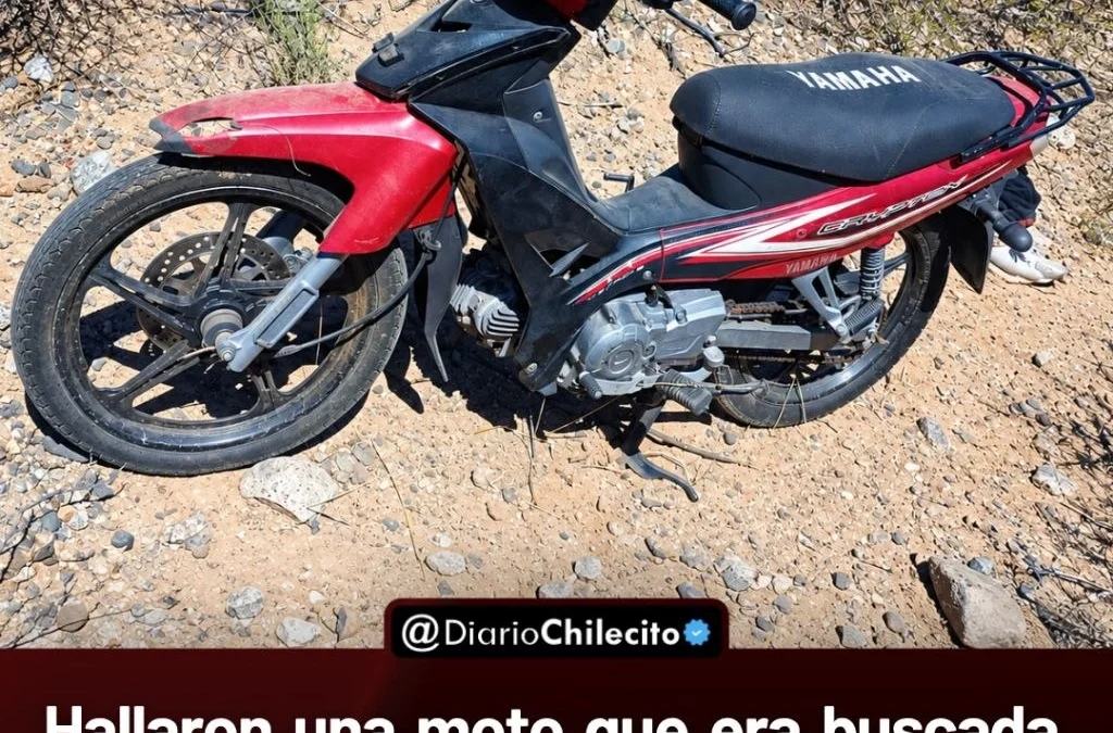 Hallaron una Yamaha Crypton buscada por robo, escondida entre malezas en Los Sarmientos y detuvieron a un adolescente de 16 años.