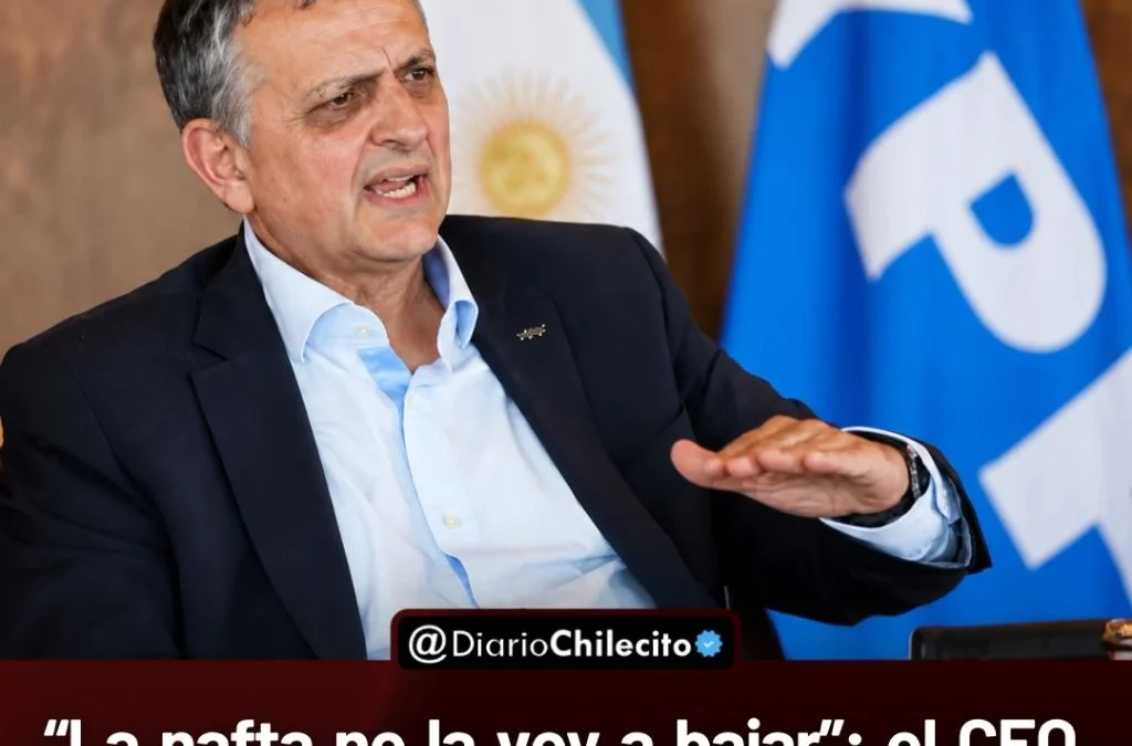 “La nafta no la voy a bajar”: el CEO de YPF dice que mantendrá el precio de los combustibles, aunque baje el petróleo.