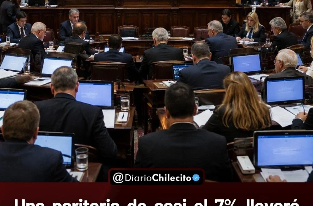 Una paritaria de casi el 7% llevará los
salarios de
senadores nacionales a $13.115.760 brutos a partir de enero de 2027.