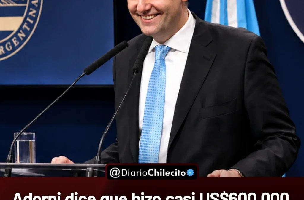Adorni dice que hizo casi US$600.000 con bitcoins, y que hoy controla ocho billeteras crypto. Ahora investigan si ya eran suyas en 2014.