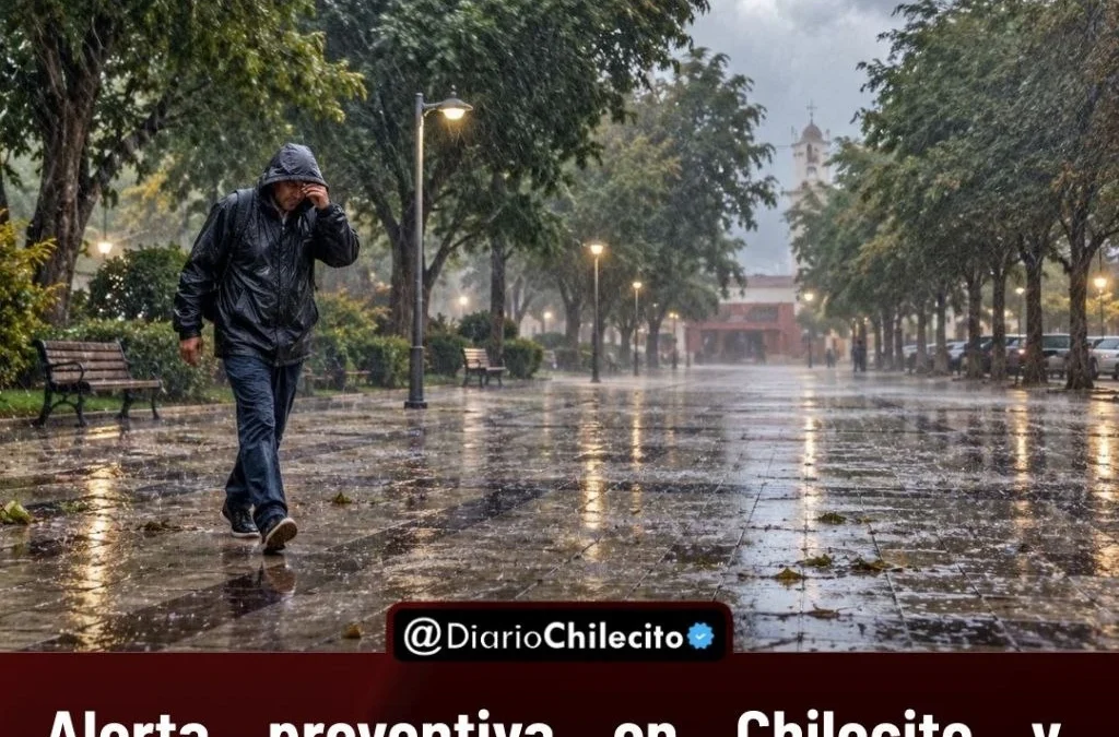 Alerta preventiva en Chilecito y Famatina por lluvias aisladas desde la noche del martes y niebla en las próximas horas