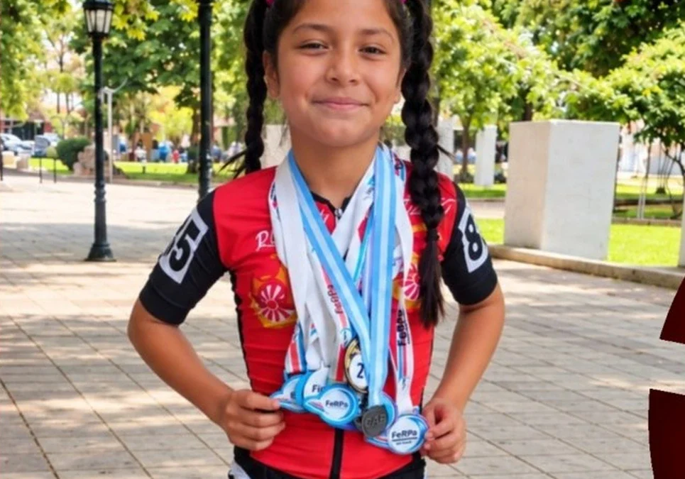 Con solo 10 años, una patinadora de Chilecito brilló en Mar del Plata y terminó tercera entre 28 competidoras.