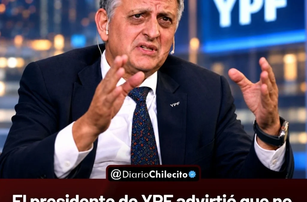 El presidente de YPF advirtió que no bajarán la nafta cuando caiga el petróleo porque deben recuperar los aumentos que no trasladaron.
