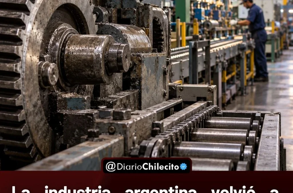 La industria argentina volvió a retroceder frente al año pasado y utilizó apenas el 58,5% de su capacidad productiva.