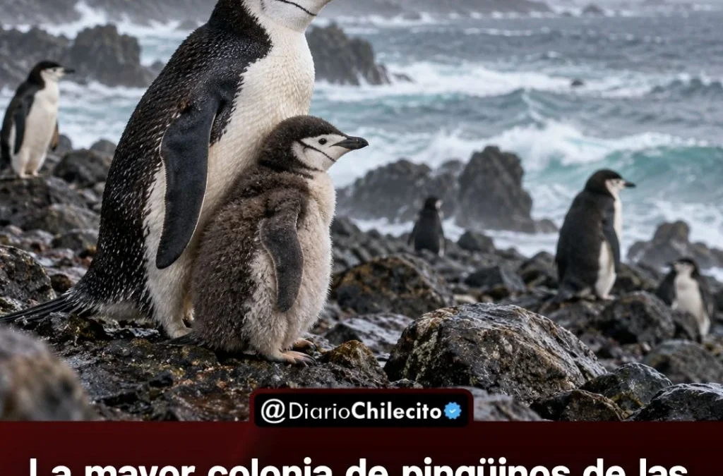 La mayor colonia de pingüinos de las islas Sandwich del Sur perdió casi 700.000 ejemplares en 14 años: científicos apuntan al calentamiento del océano.