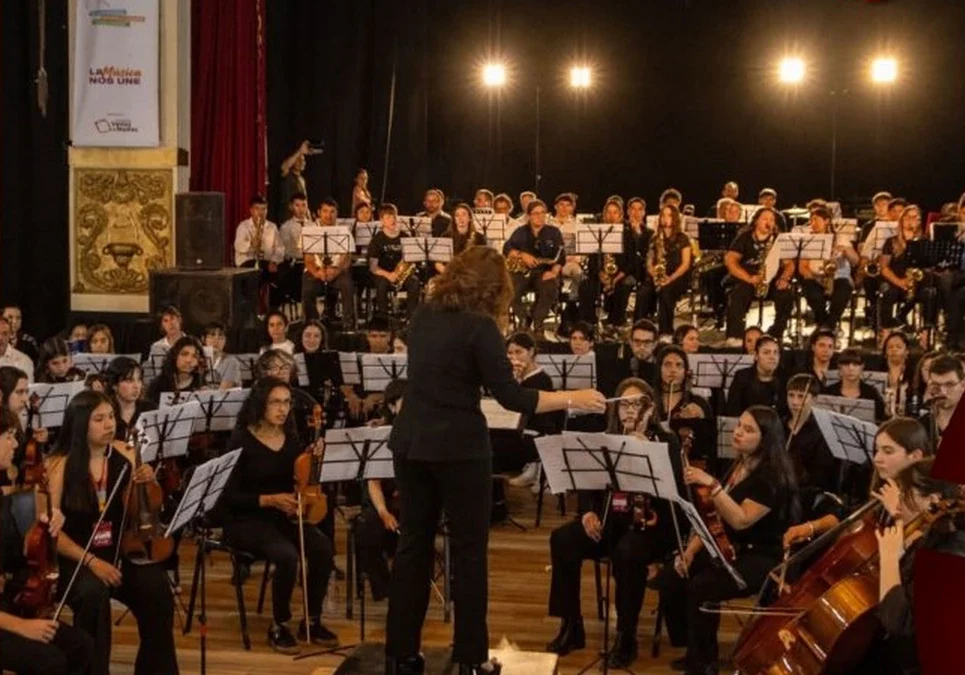 La orquesta del Polivalente llevó a 39 músicos a Villa General Belgrano y volvió con nuevos conocimientos y experiencias.