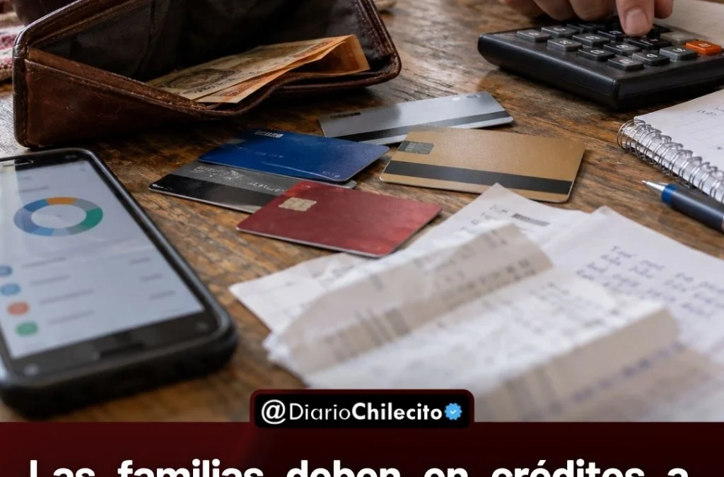 Las familias deben en créditos a bancos y billeteras, el equivalente a 1,4 sueldos y la deuda promedio ronda los $2,5 millones.