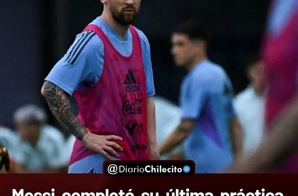 Messi completó su última práctica con Argentina antes del amistoso de despedida ante Benín