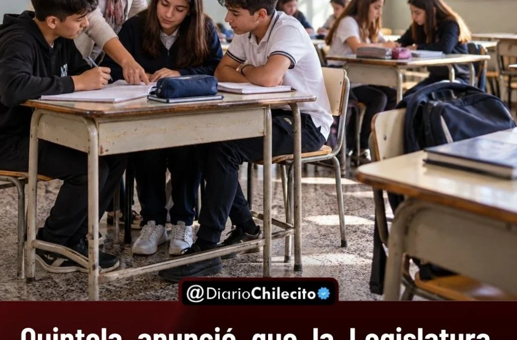 Quintela anunció que la Legislatura sancionará una ley para regular el celular en las escuelas, del nivel inicial al secundario