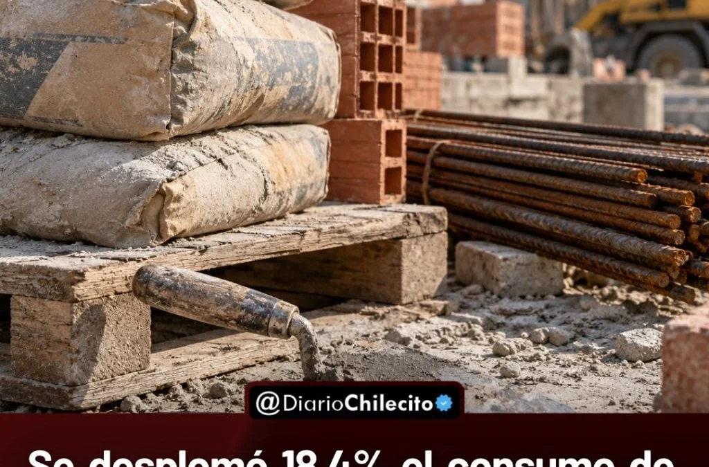 Se desplomó 18,4% el consumo de asfalto y 17% el de yeso mientras la construcción cayó 4,4% interanual según el INDEC.