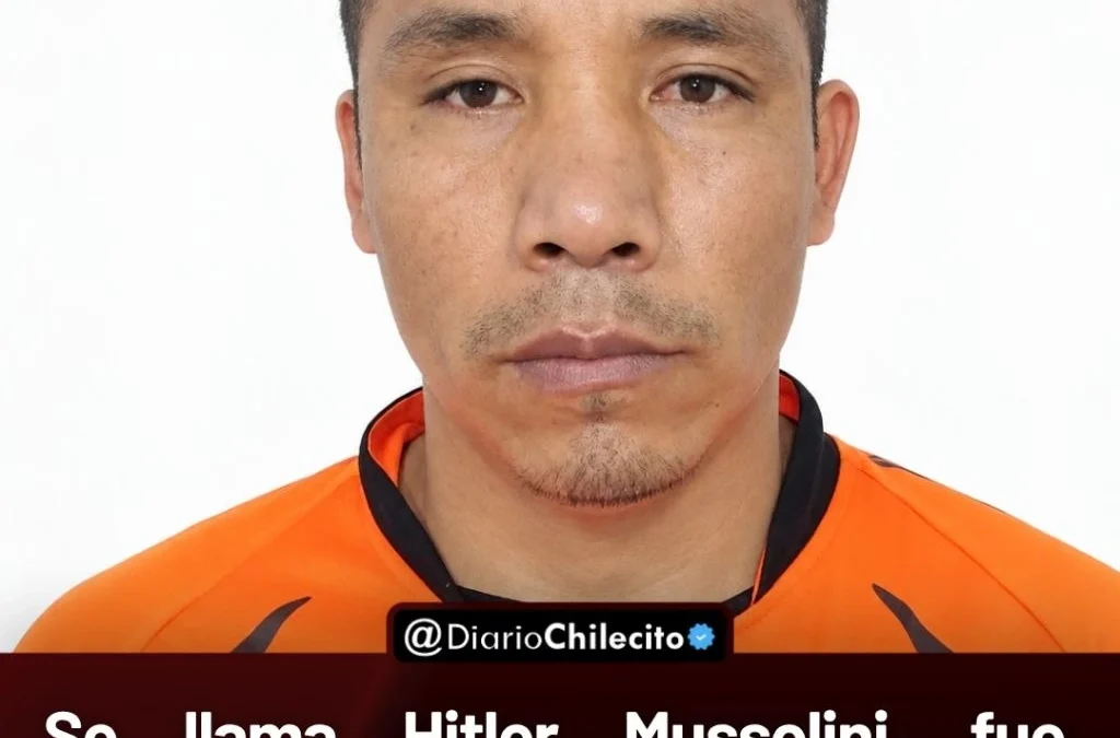 Se llama Hitler Mussolini, fue afiliado a un partido de derecha y ahora ganó una elección en Perú por la centroizquierda.