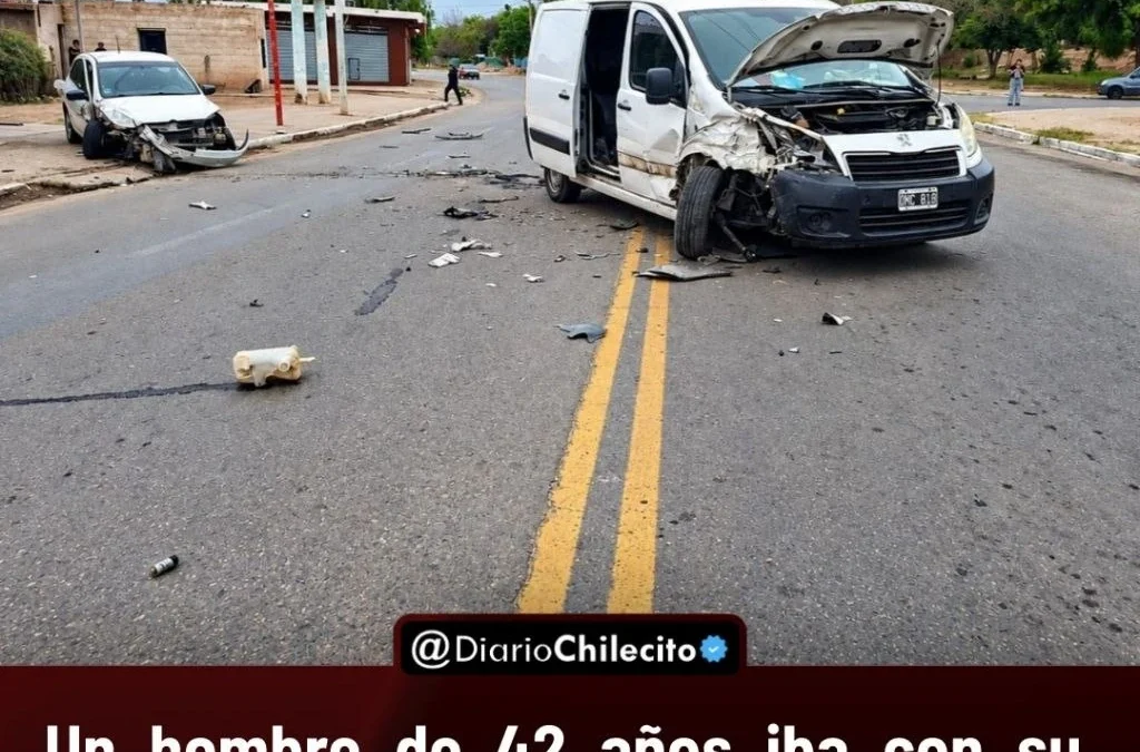 Un hombre de 42 años iba con su familia a la iglesia cuando, otro conductor se durmió al volante, invadió su carril y chocaron de frente